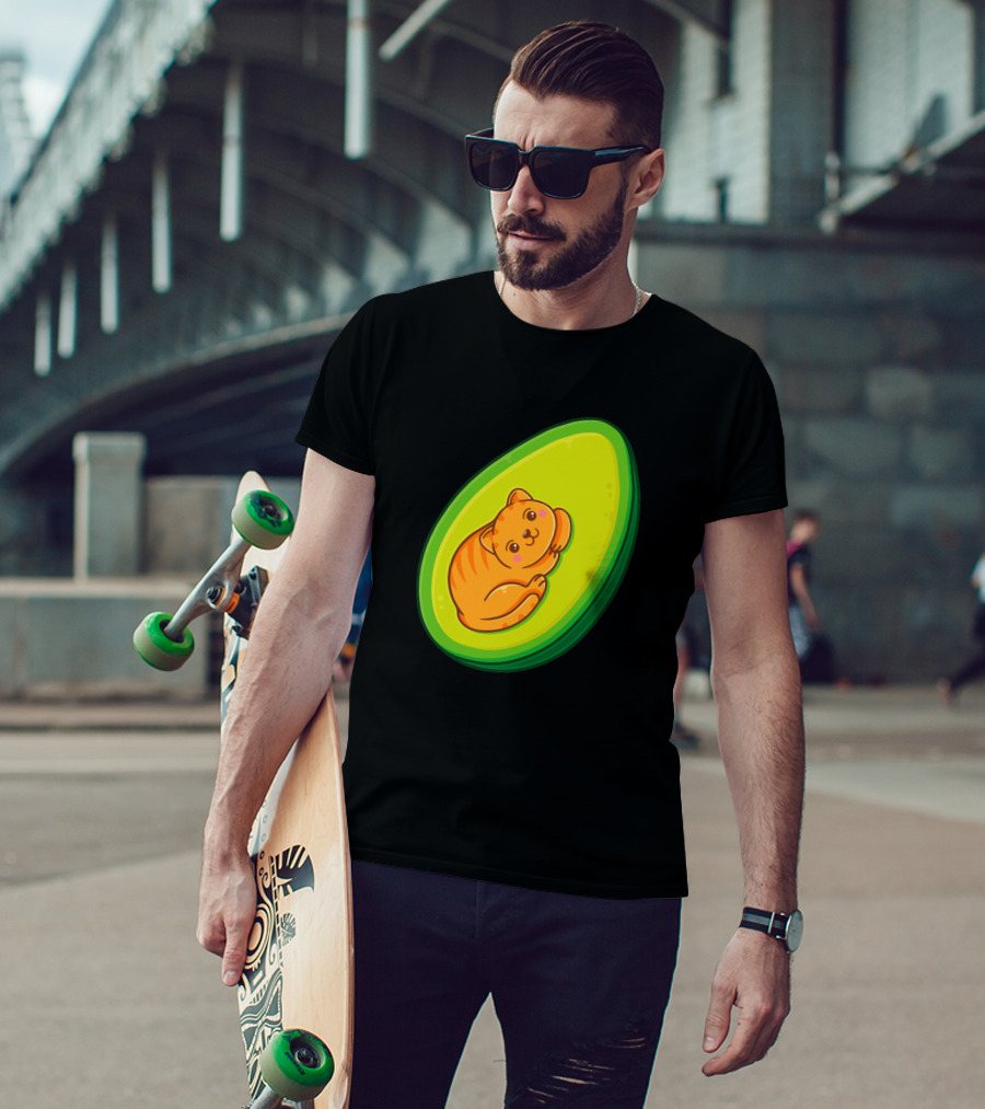 Avocato Cute Cat In Avocado 1635797 T-Shirt
