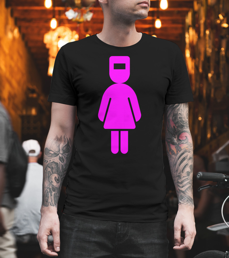 Pink Female Girl Lady Woman Welder Welding T-Shirt