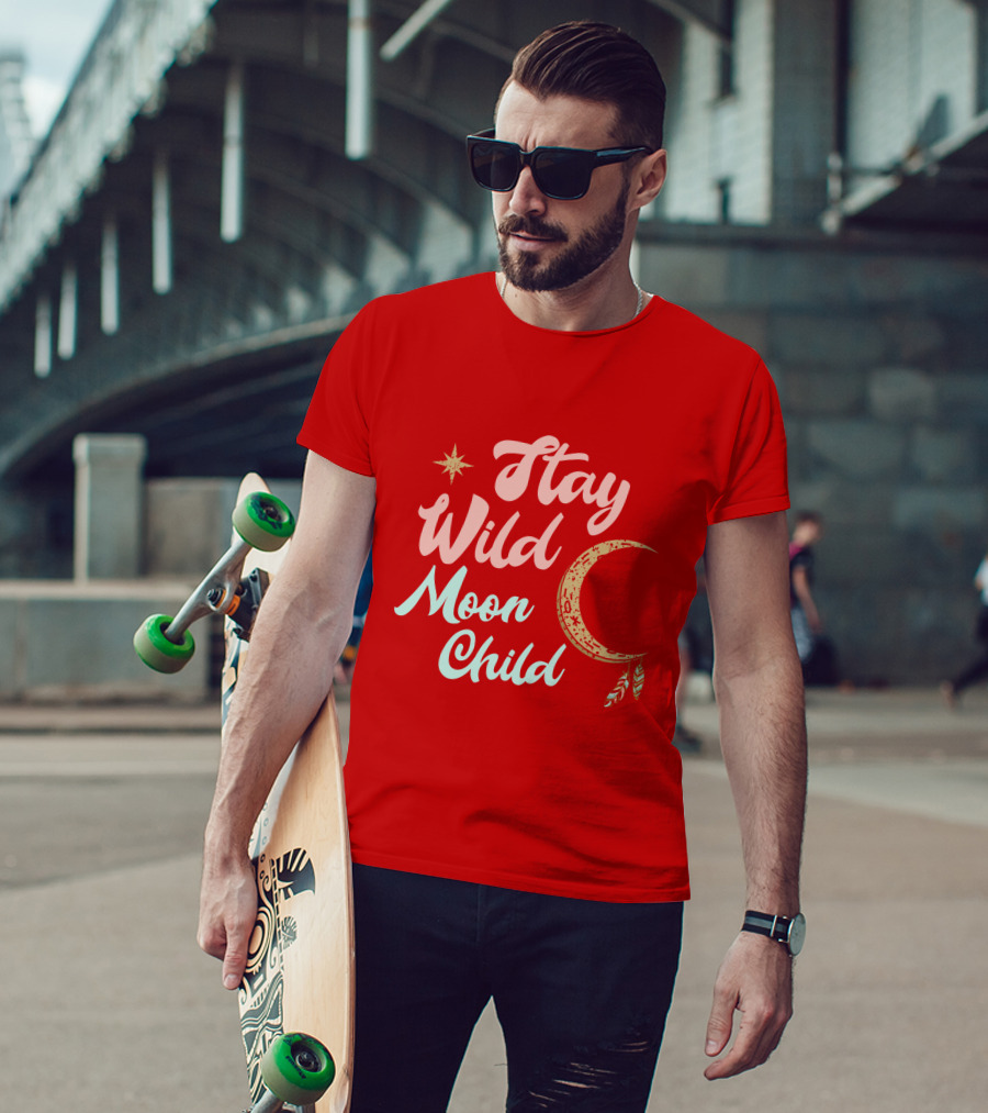 Stay Wild Moon Child Star And Crescent T-Shirt