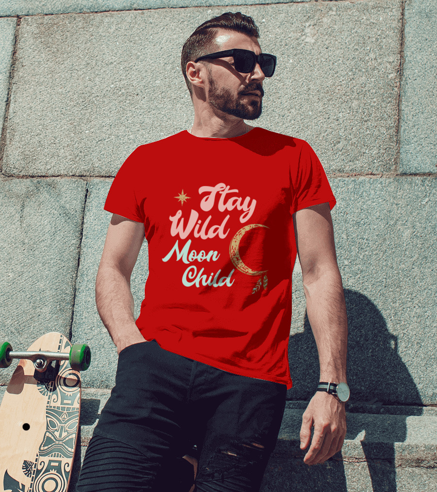 Stay Wild Moon Child Star And Crescent T-Shirt