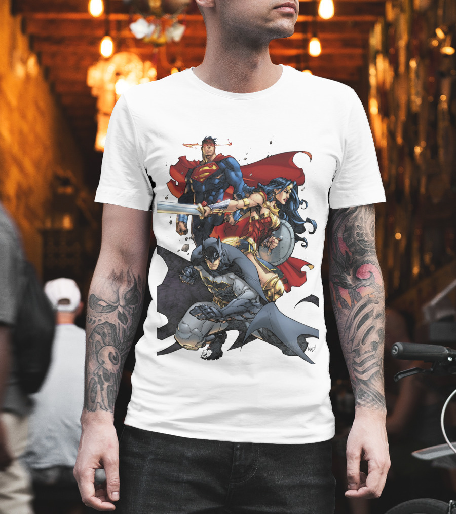 Justice League Trinity Superman Wonder Woman Batman T-Shirt