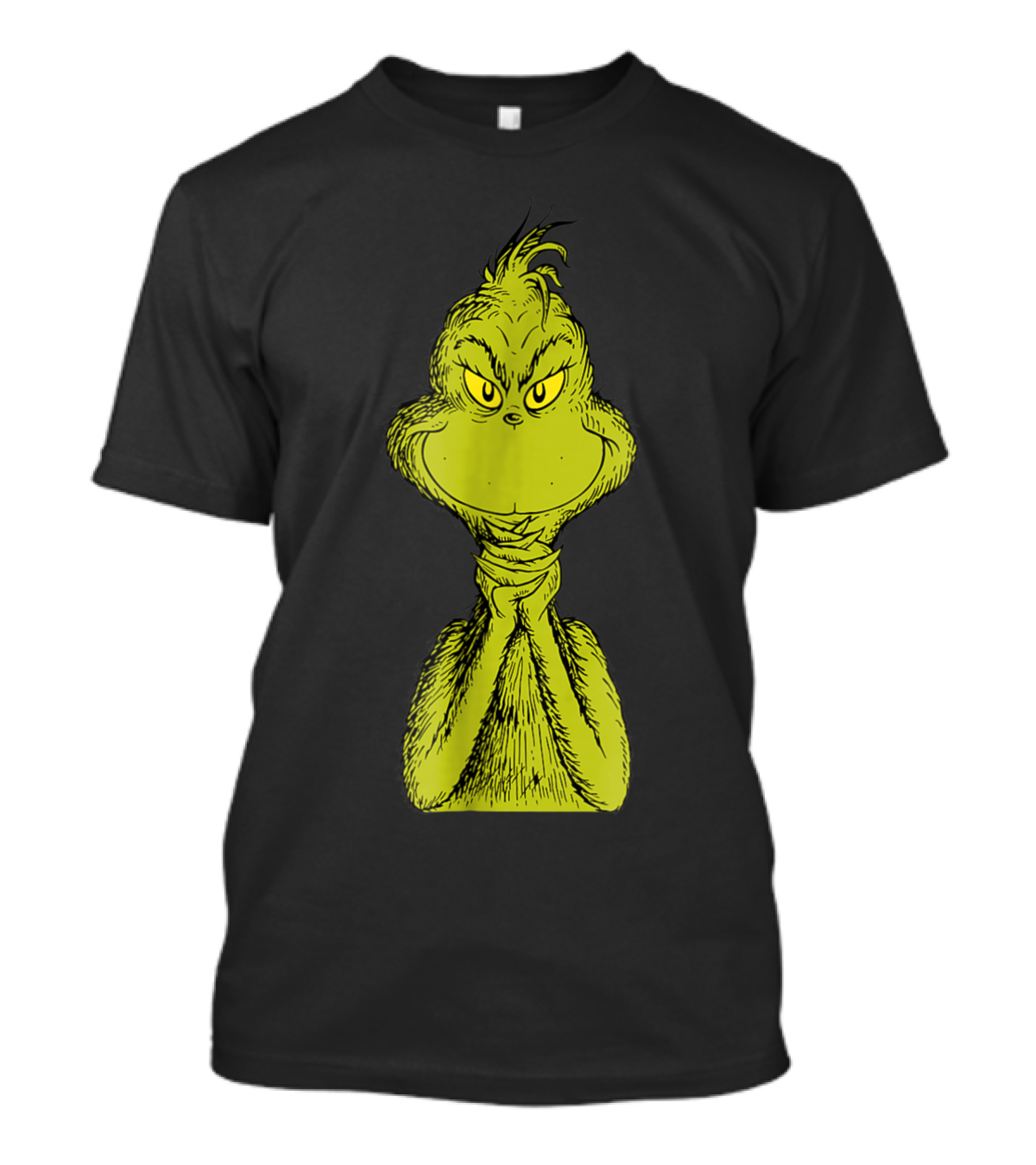 Dr Seuss Classic Sly Grinch Iconic Mischievous Expression T-Shirt
