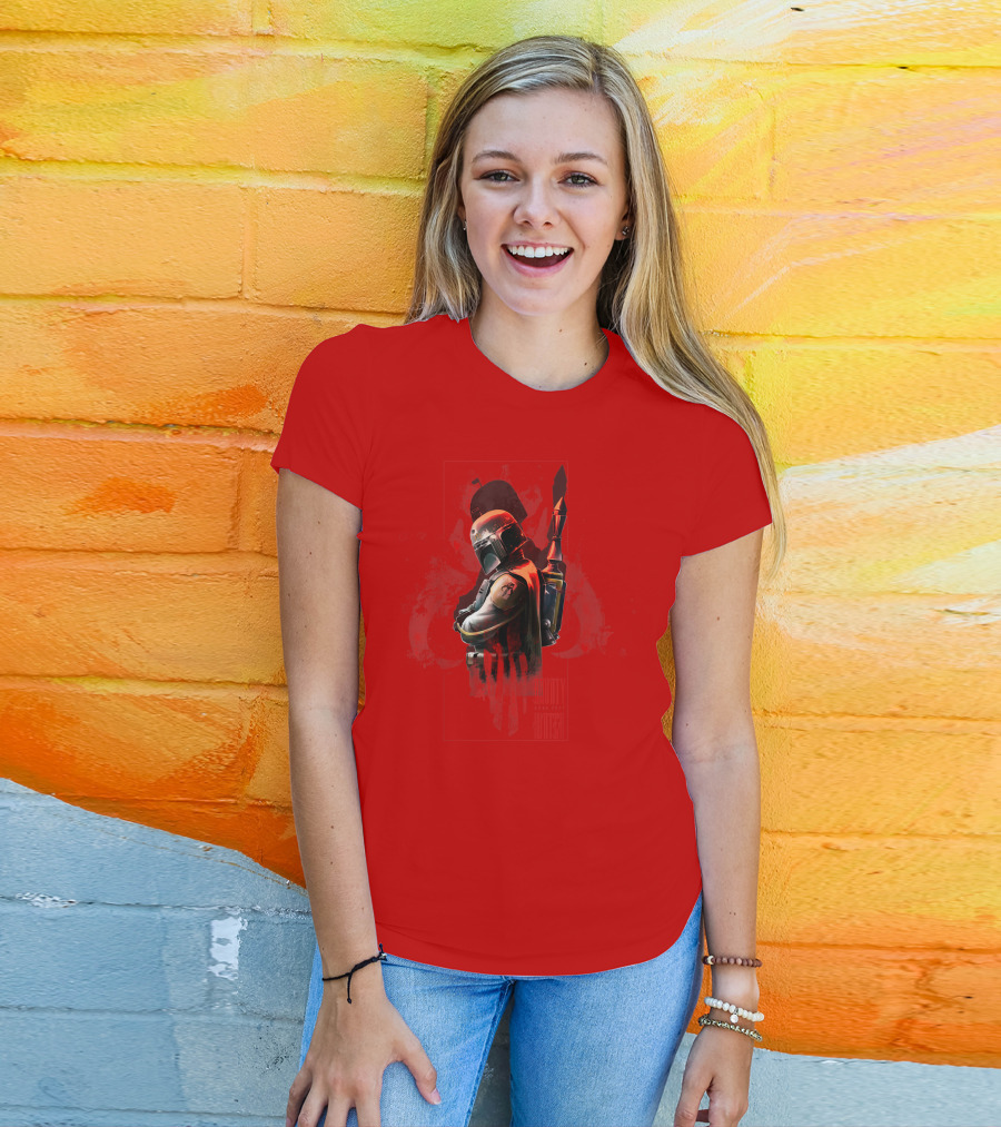 Star Wars Boba Fett Mandalorian Hunter Mythosaur Crest T-Shirt