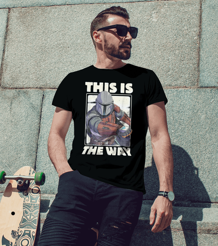 The Mandalorian This Is The Way Star Wars Action Pose T-Shirt