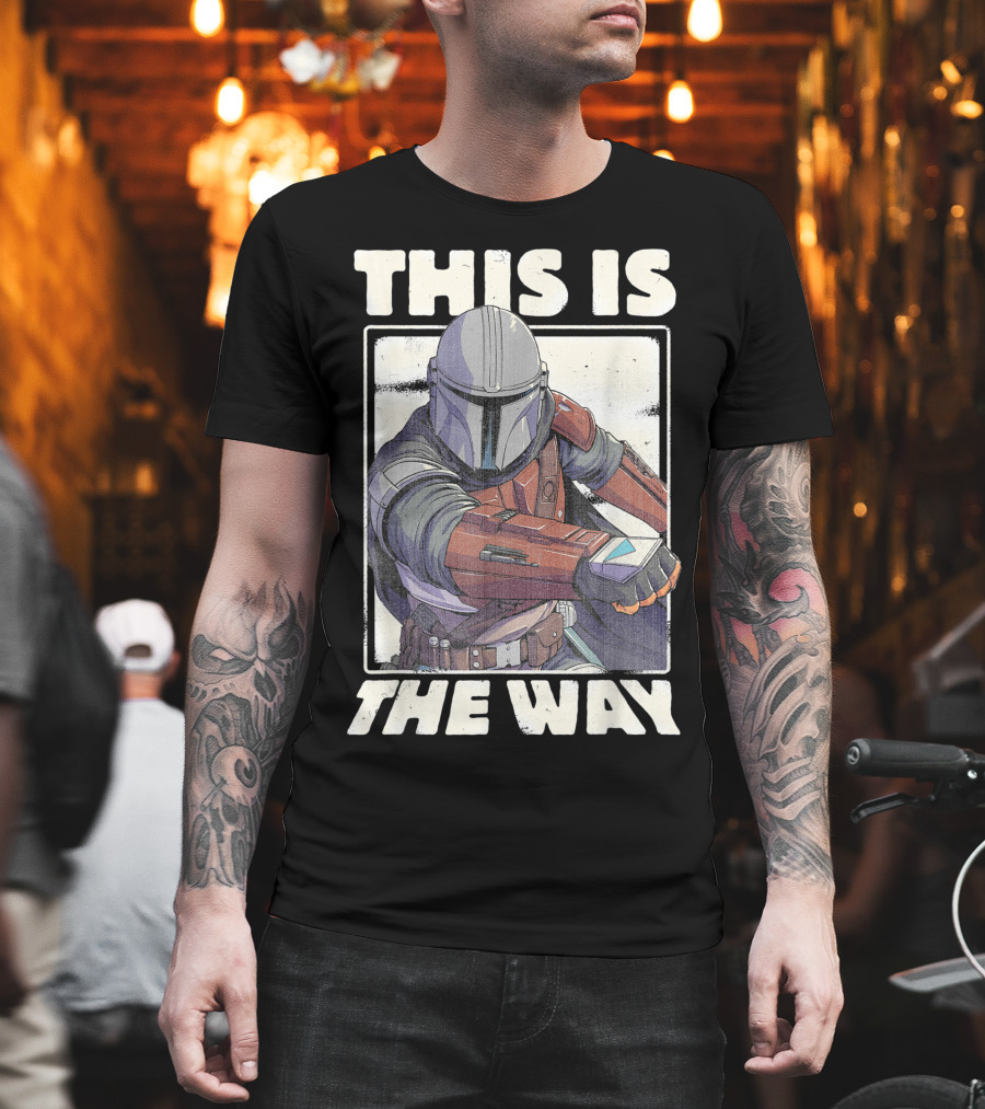 The Mandalorian This Is The Way Star Wars Action Pose T-Shirt