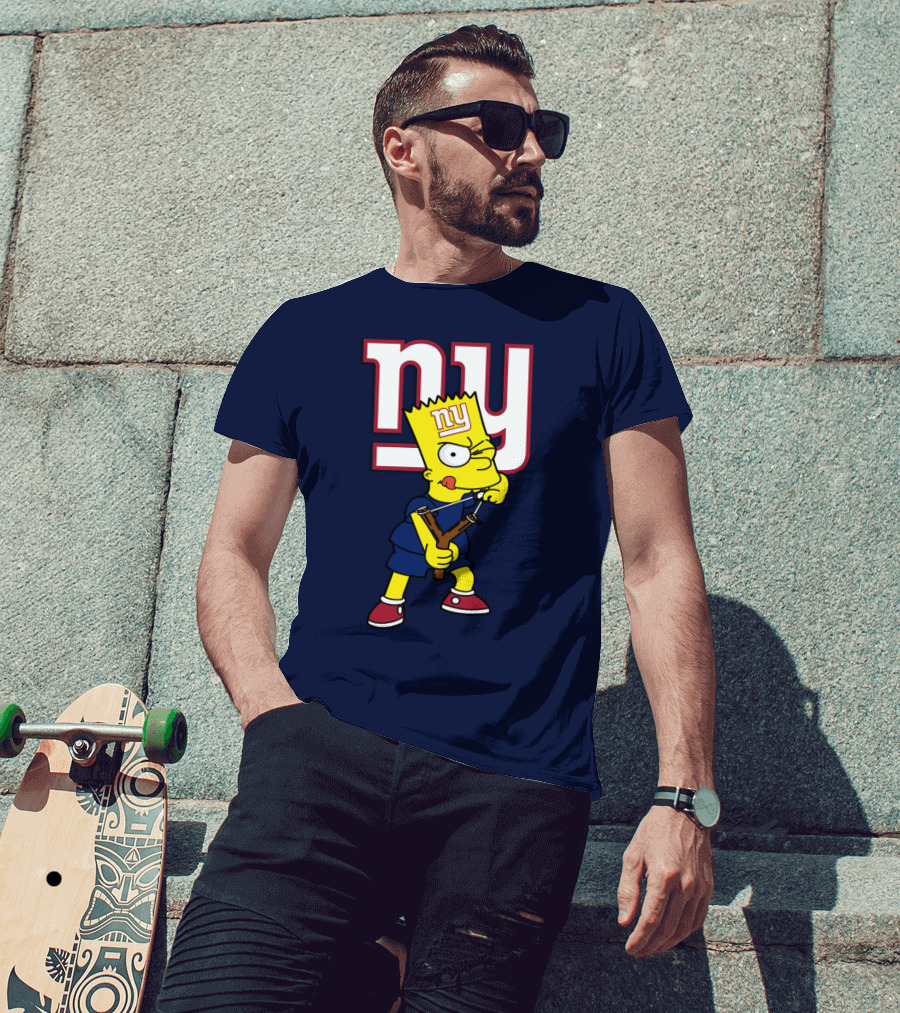 Ny Giants Bart Slingshot T-Shirt