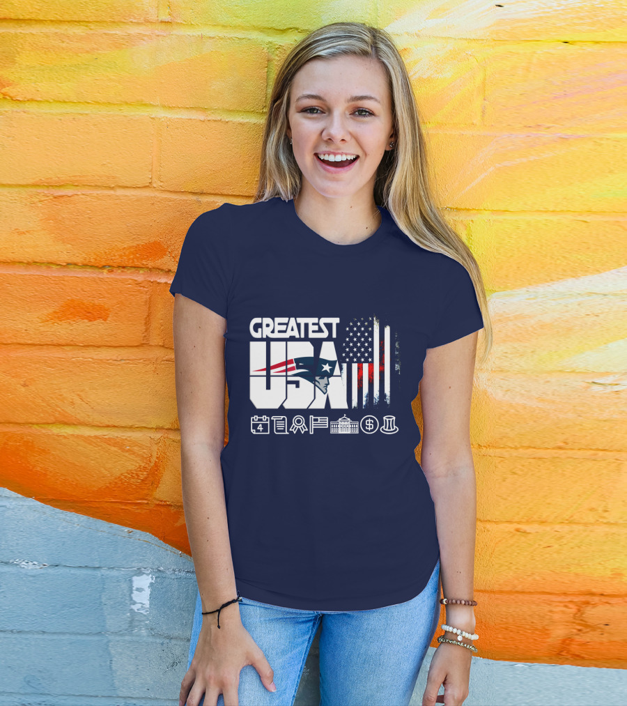 Greatest Usa New England Patriots American Icons T-Shirt