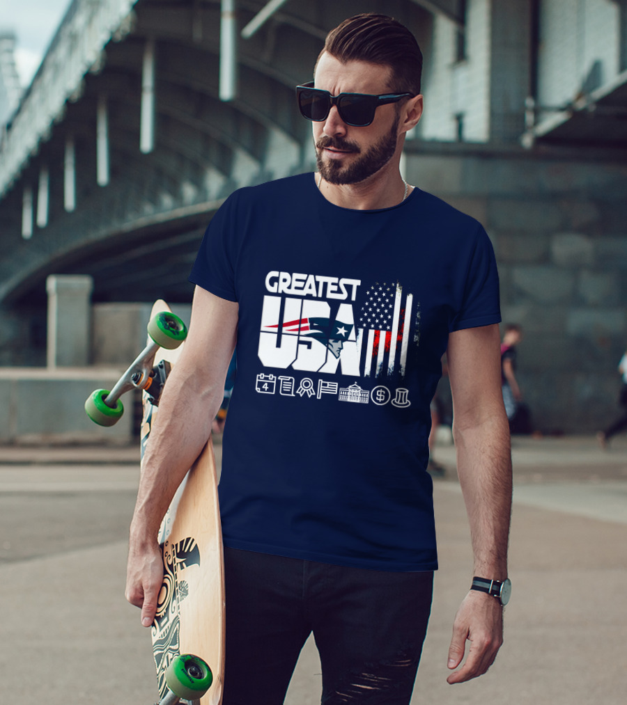Greatest Usa New England Patriots American Icons T-Shirt