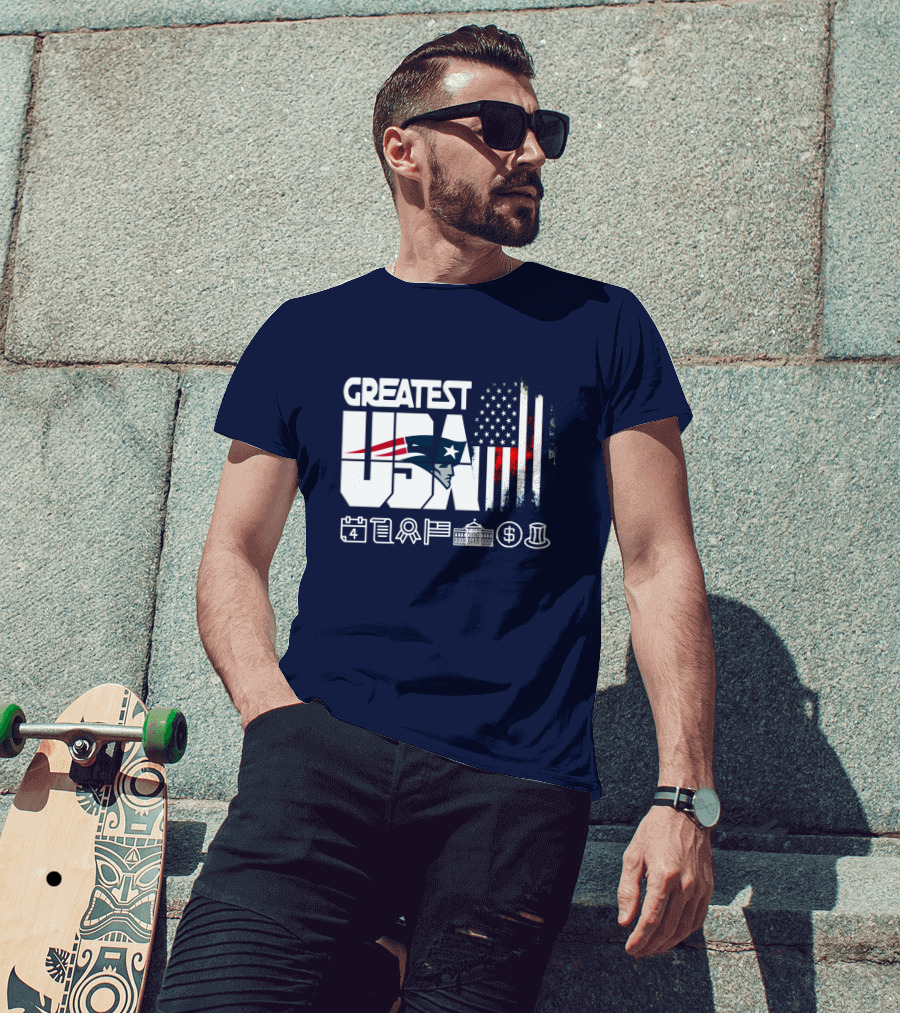 Greatest Usa New England Patriots American Icons T-Shirt