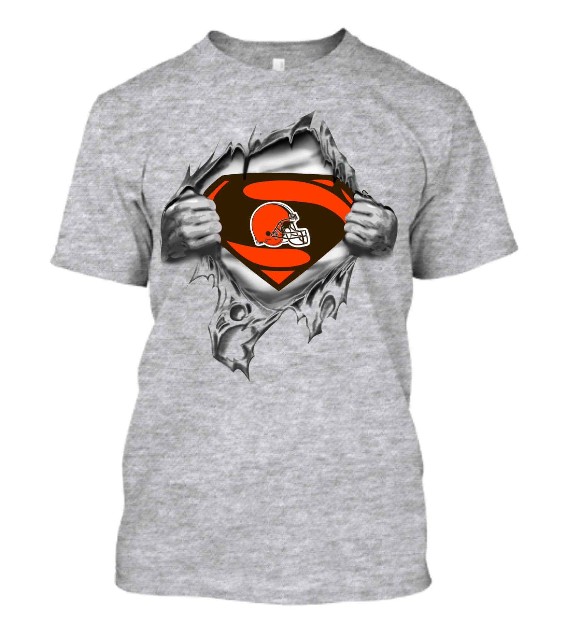 Cleveland Browns Superman Logo Mashup T-Shirt