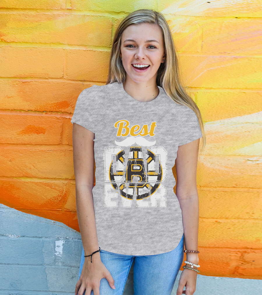 Best Dad Ever Bruins T-Shirt
