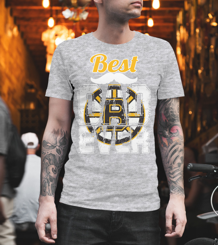 Best Dad Ever Bruins T-Shirt