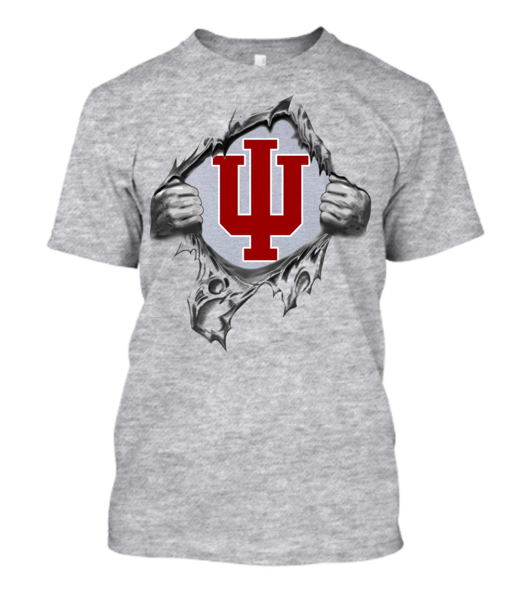 Indiana Hoosiers Athletic Logo Burst T-Shirt