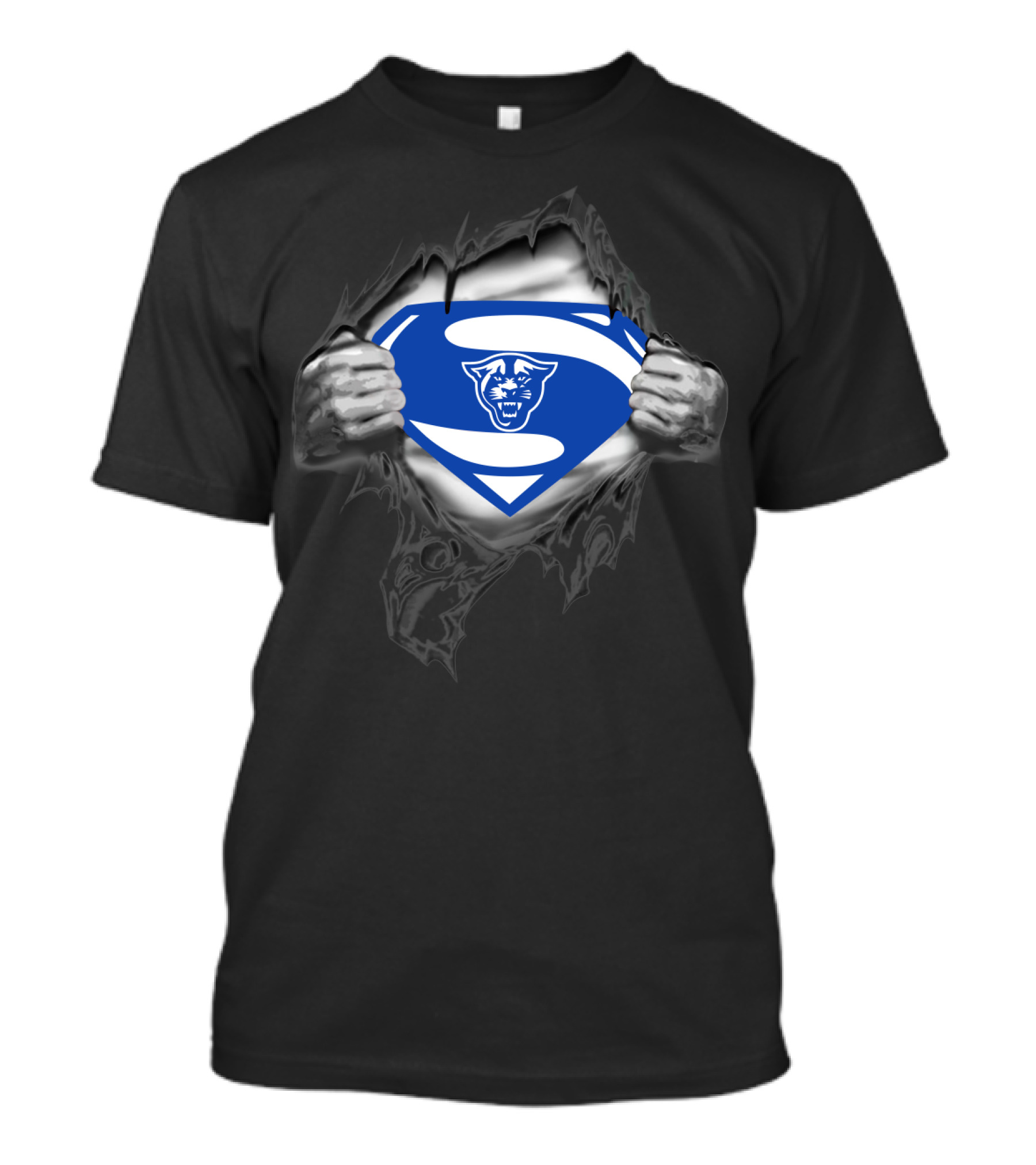 Superhero Emblem Georgia State Panthers 200 T-Shirt