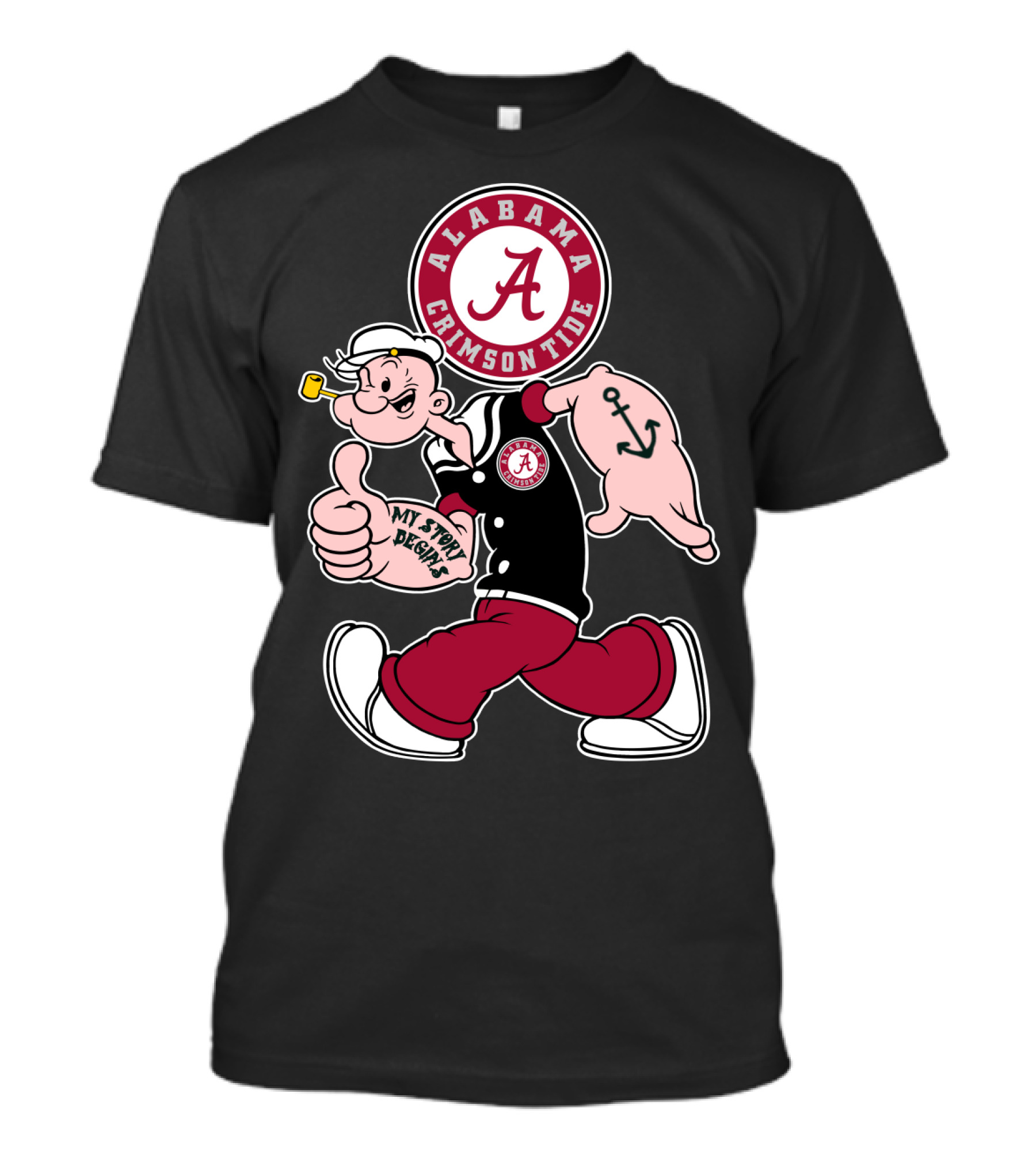 Alabama Crimson Tide My Story Begins T-Shirt