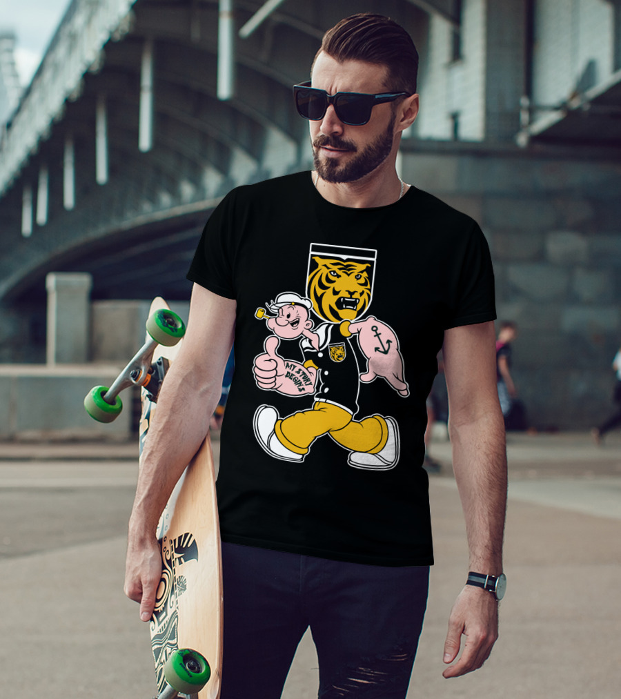 Colorado College Tigers Popeye Crossover My Story Designs T-Shirt