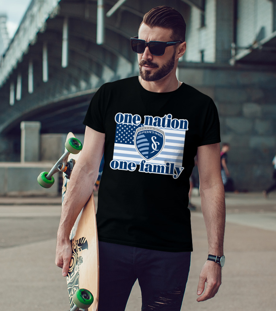 One Nation One Family Sporting Kansas City T-Shirt