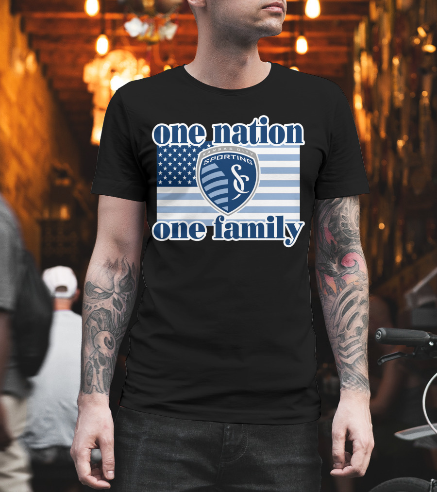 One Nation One Family Sporting Kansas City T-Shirt