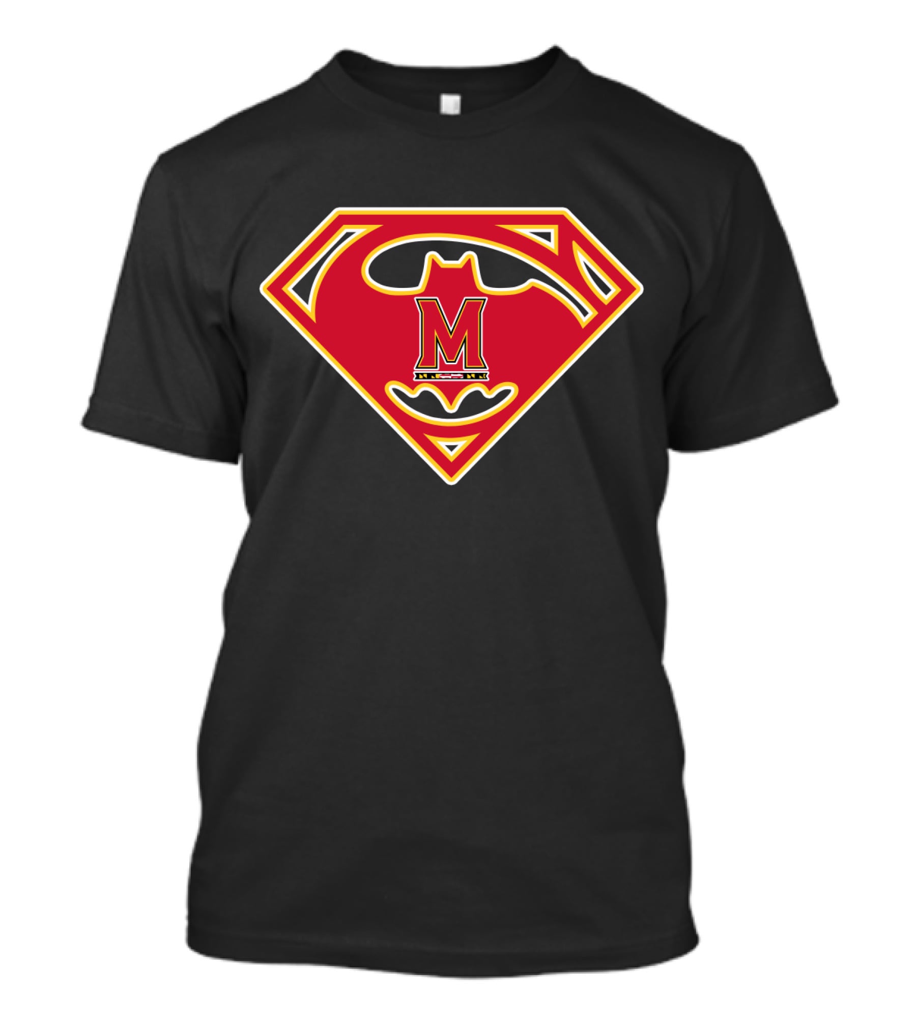 Maryland Terrapins Superman Batman T-Shirt