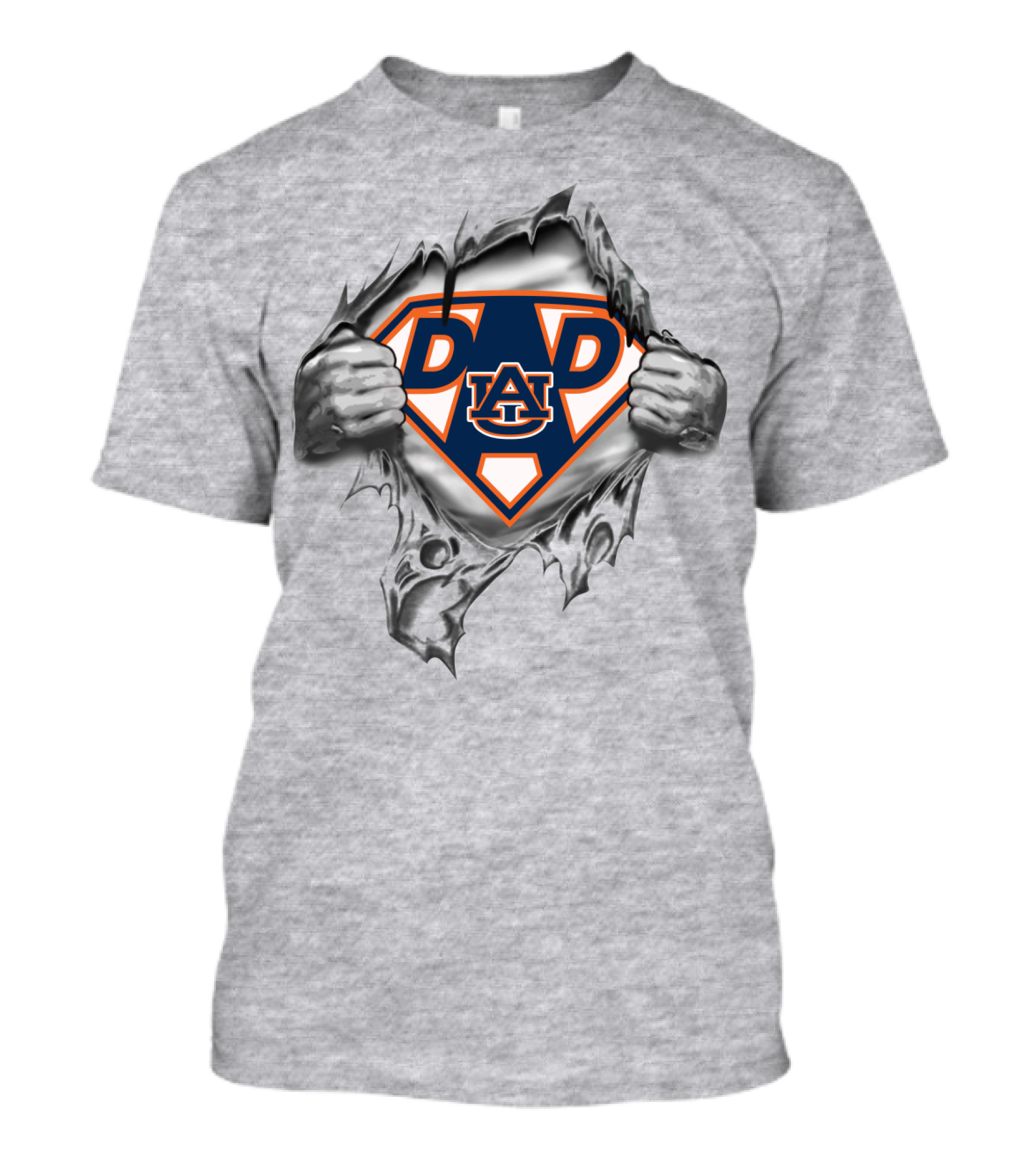 Auburn University Dad Superhero T-Shirt