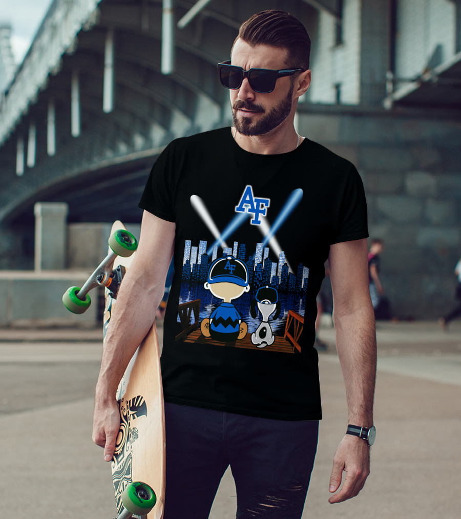 Af Falcons 99 City By Night Skyline T-Shirt