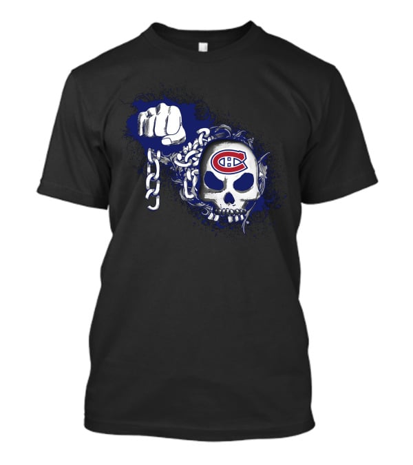 Montreal Canadiens Skull And Chains T-Shirt