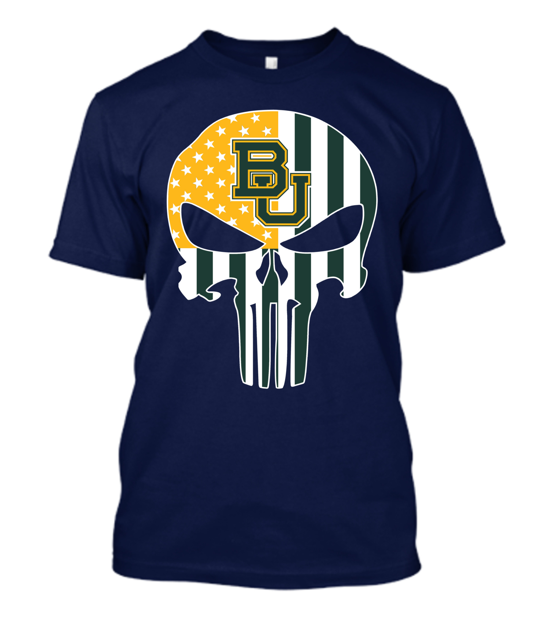 Bears American Flag Skull The Punisher T-Shirt