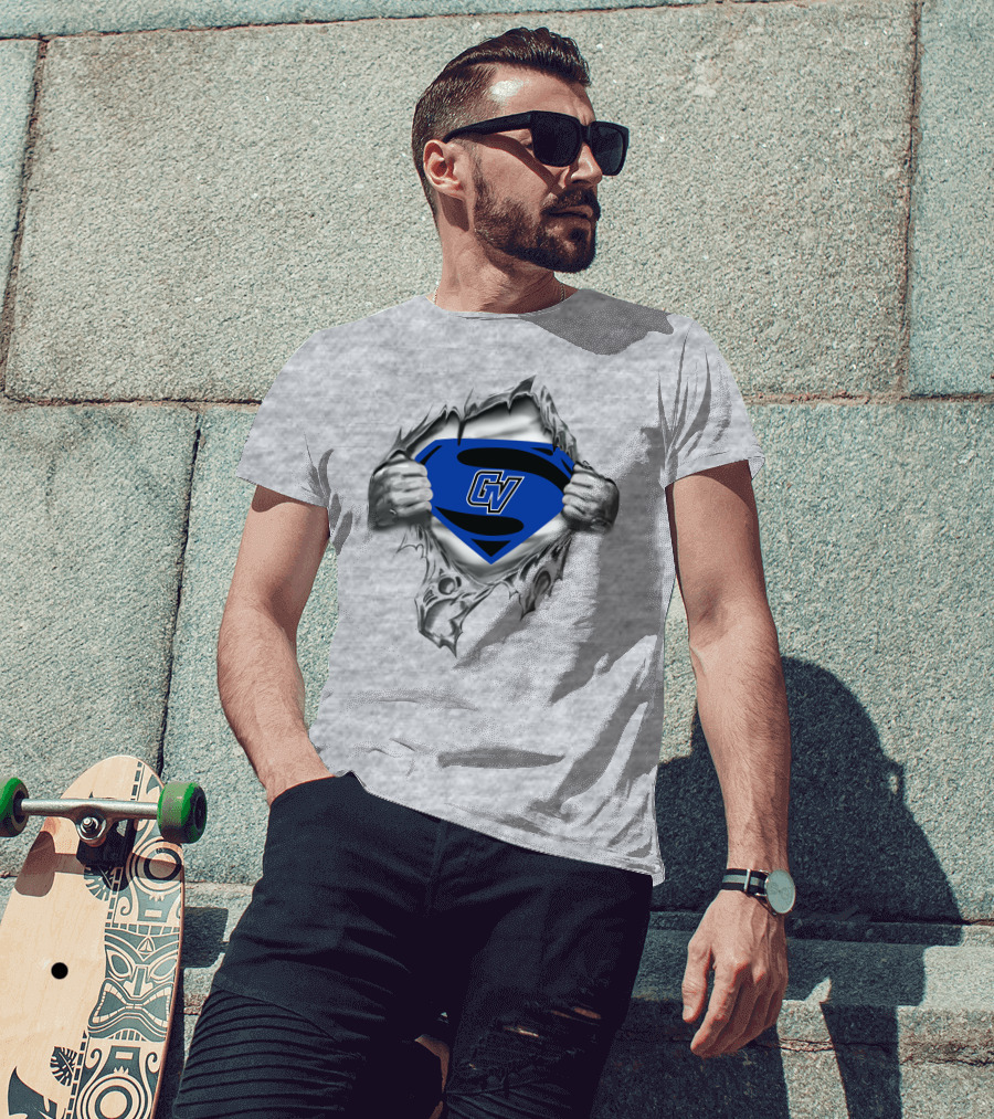 Grand Valley State Lakers Gv Superman T-Shirt