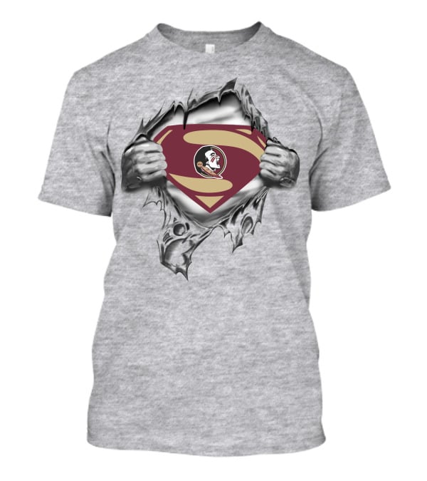 Florida State Seminoles Superman Logo Tear-Away T-Shirt