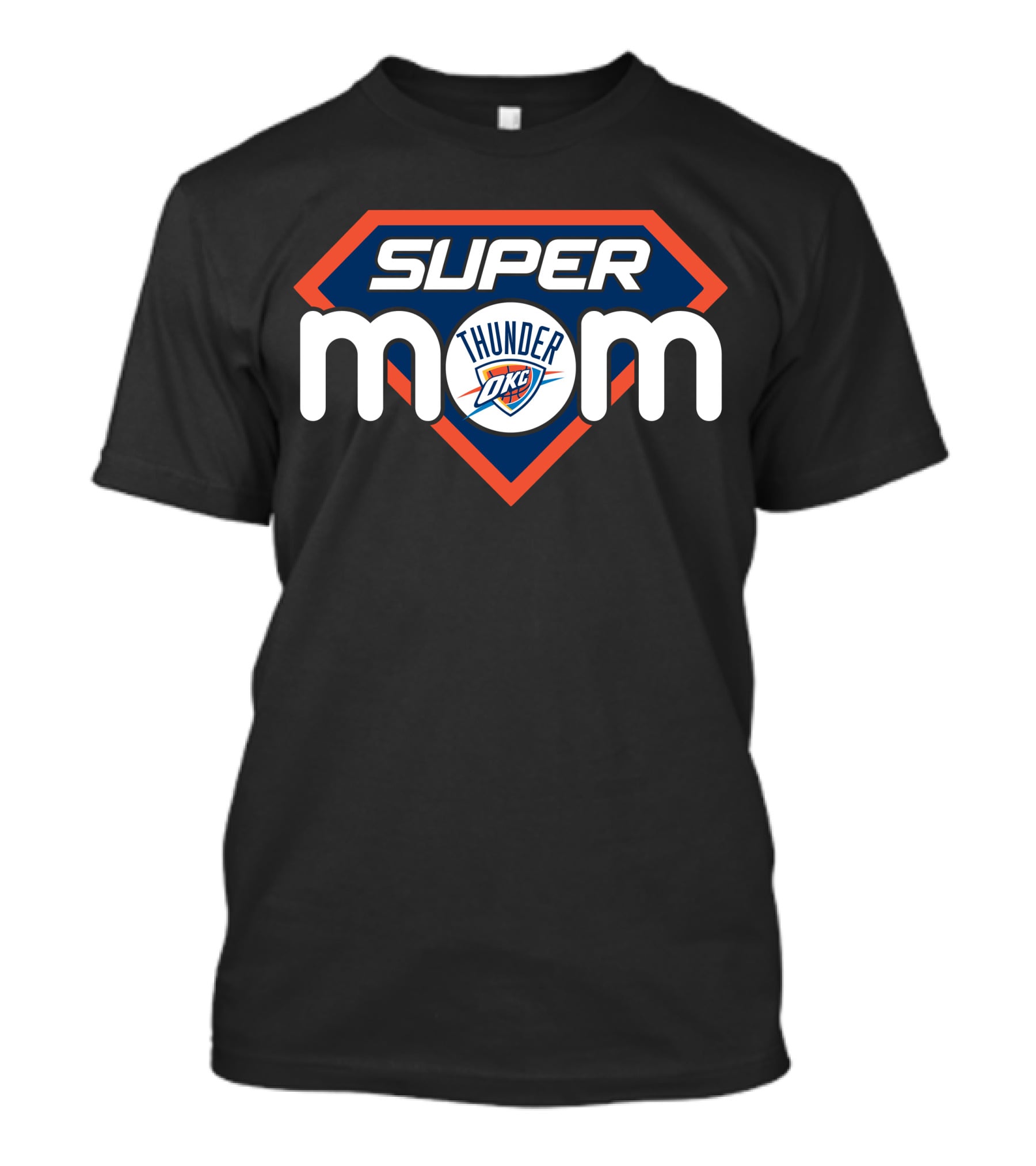 Super Mom Thunder Okc Logo 79 Oklahoma City T-Shirt