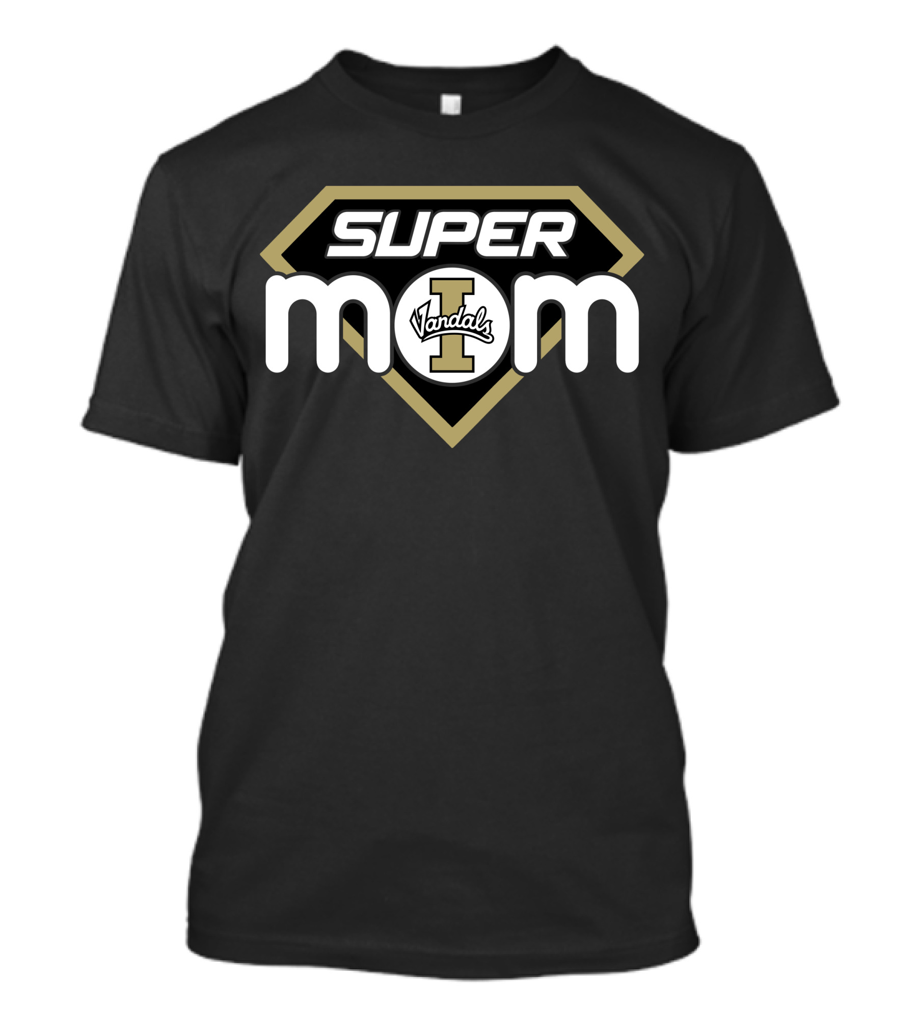 Super Mom Idaho Vandals Logo T-Shirt