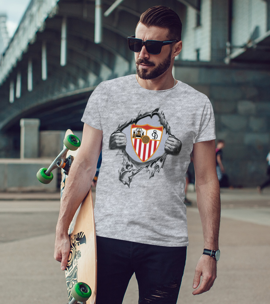 Sevilla Fc 299 Super Fan Shield Burst T-Shirt