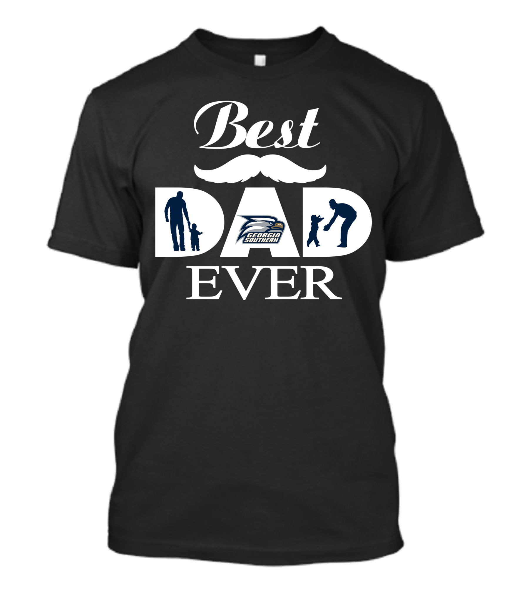 Best Dad Ever Georgia Southern Eagles T-Shirt