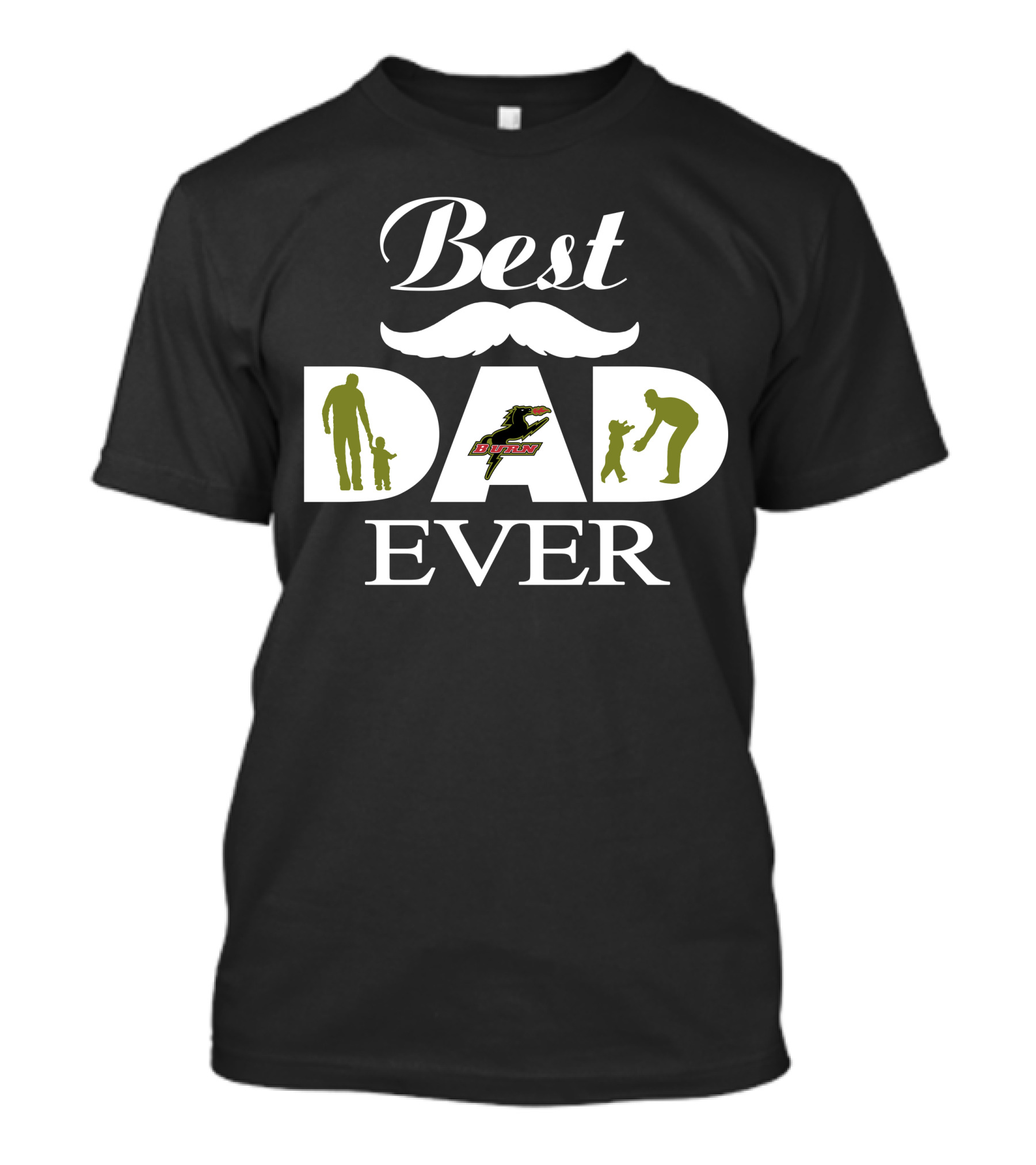 Best Dad Ever 148 Dallas Burn Silhouette T-Shirt