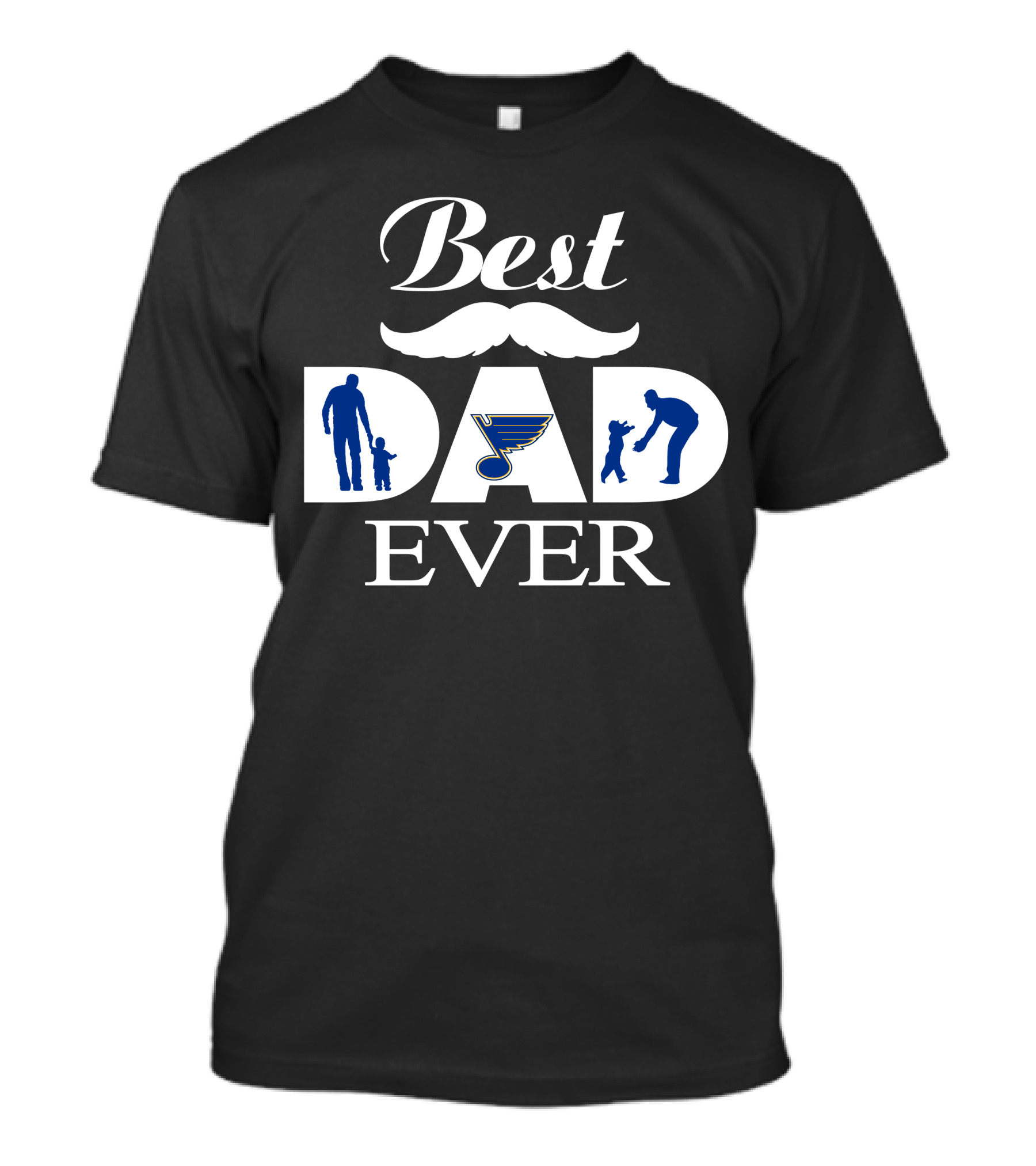 Best Dad Ever St Louis Blues Fan Father's Day T-Shirt