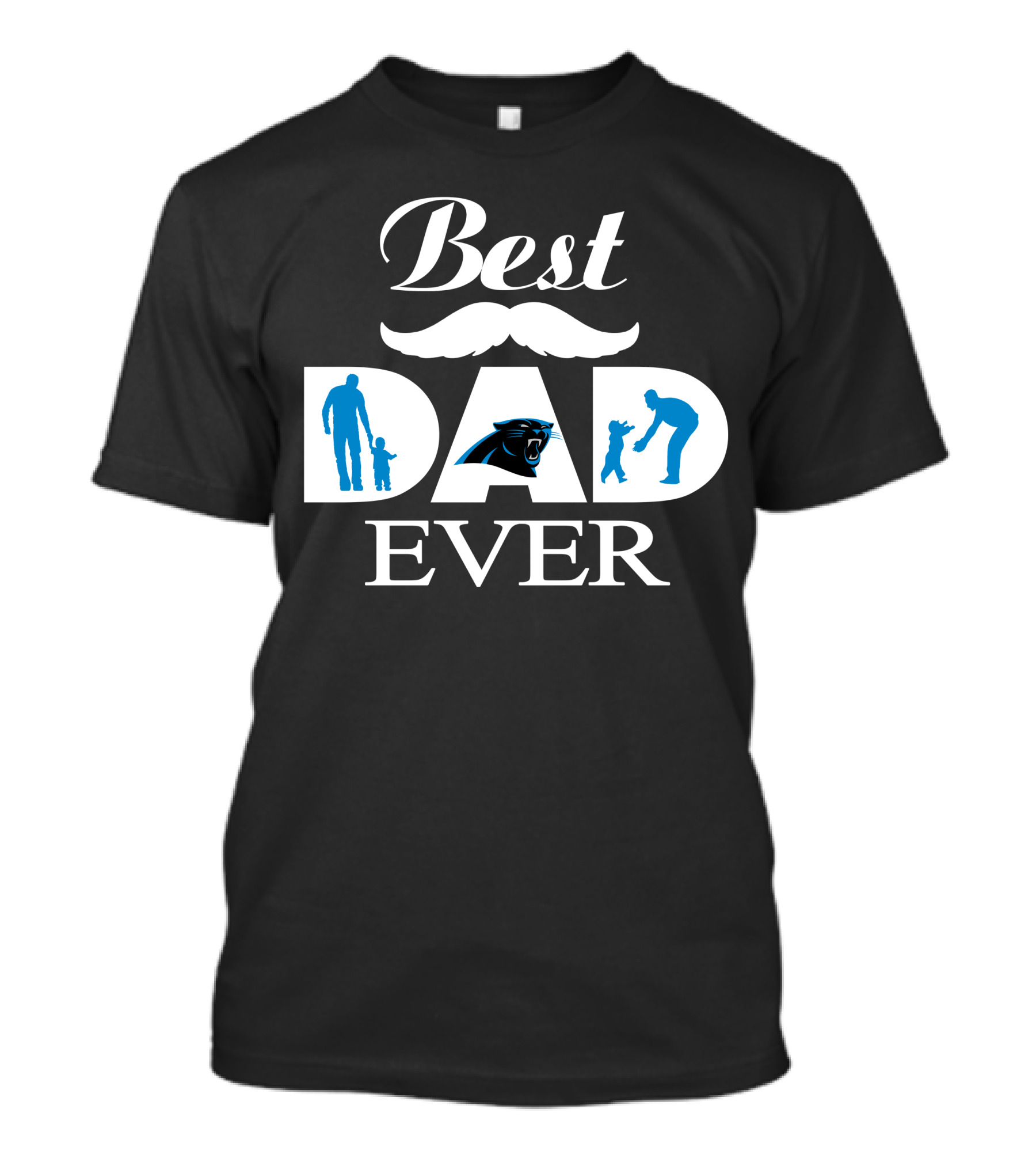 Best Carolina Panthers Dad Ever T-Shirt