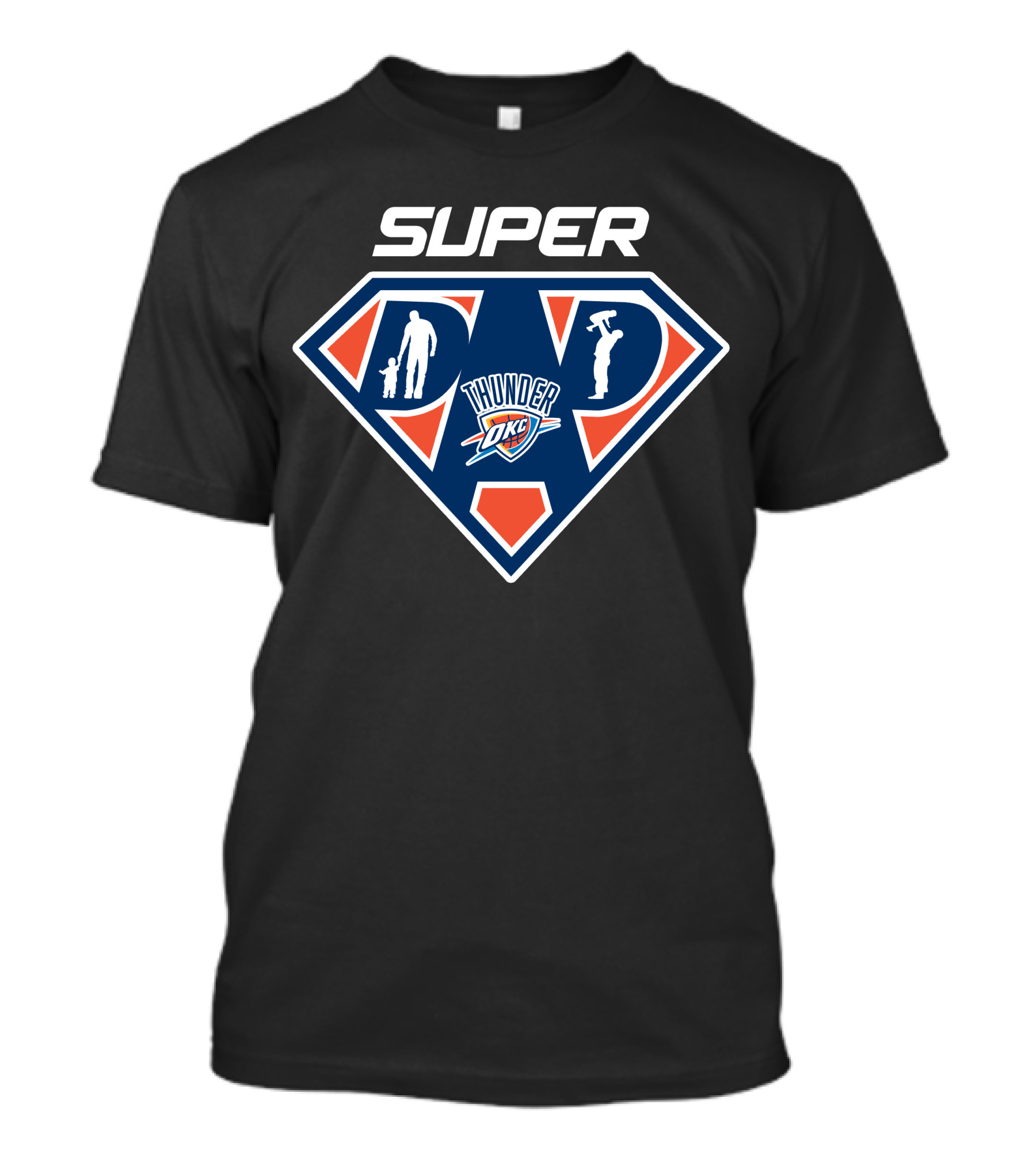 Super Dad Oklahoma City Thunder T-Shirt