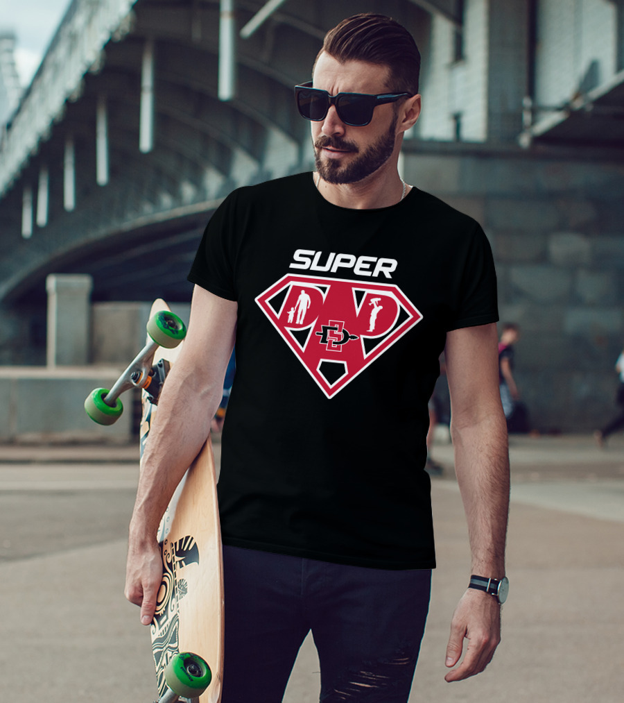 Super San Diego State Aztecs Dad T-Shirt