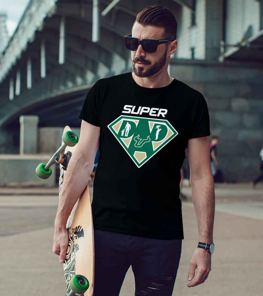 Super Dad South Florida Bulls Dad Hero T-Shirt