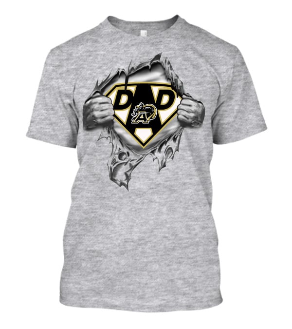 Army Black Knights Dad Logo Shield Super Dad T-Shirt