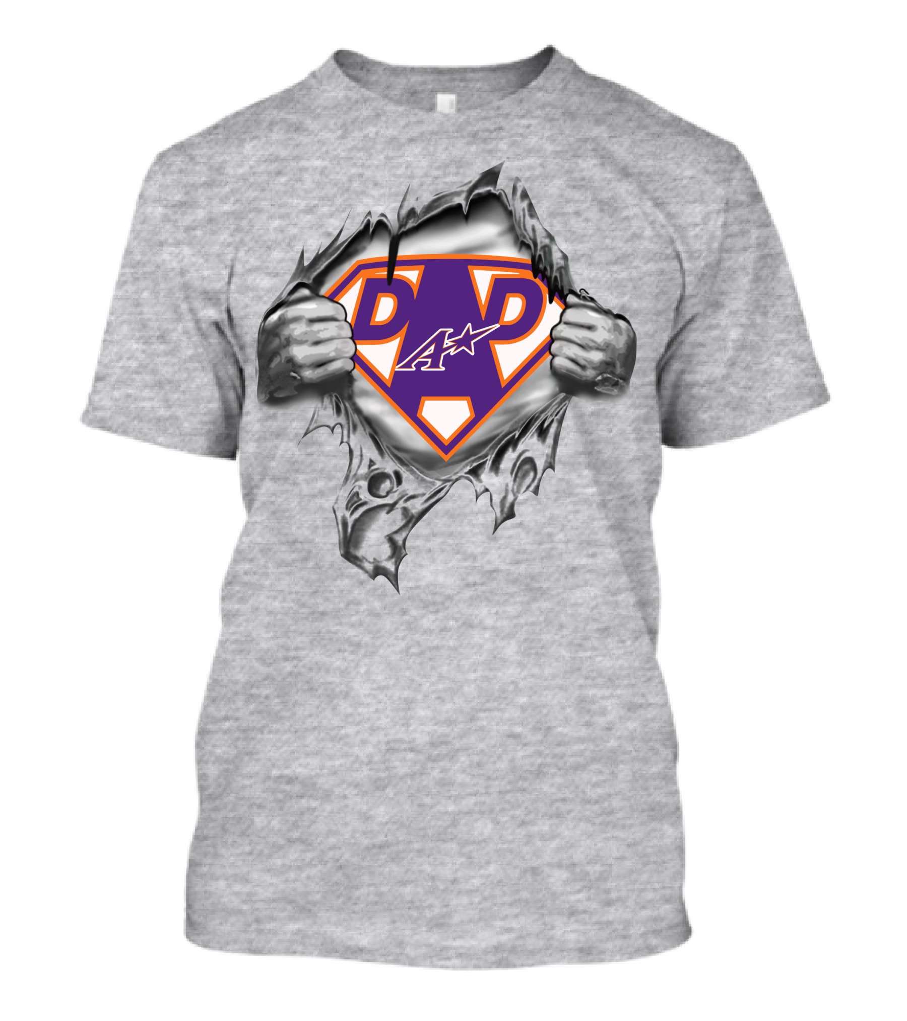 Super Dad Evansville Purple Aces T-Shirt