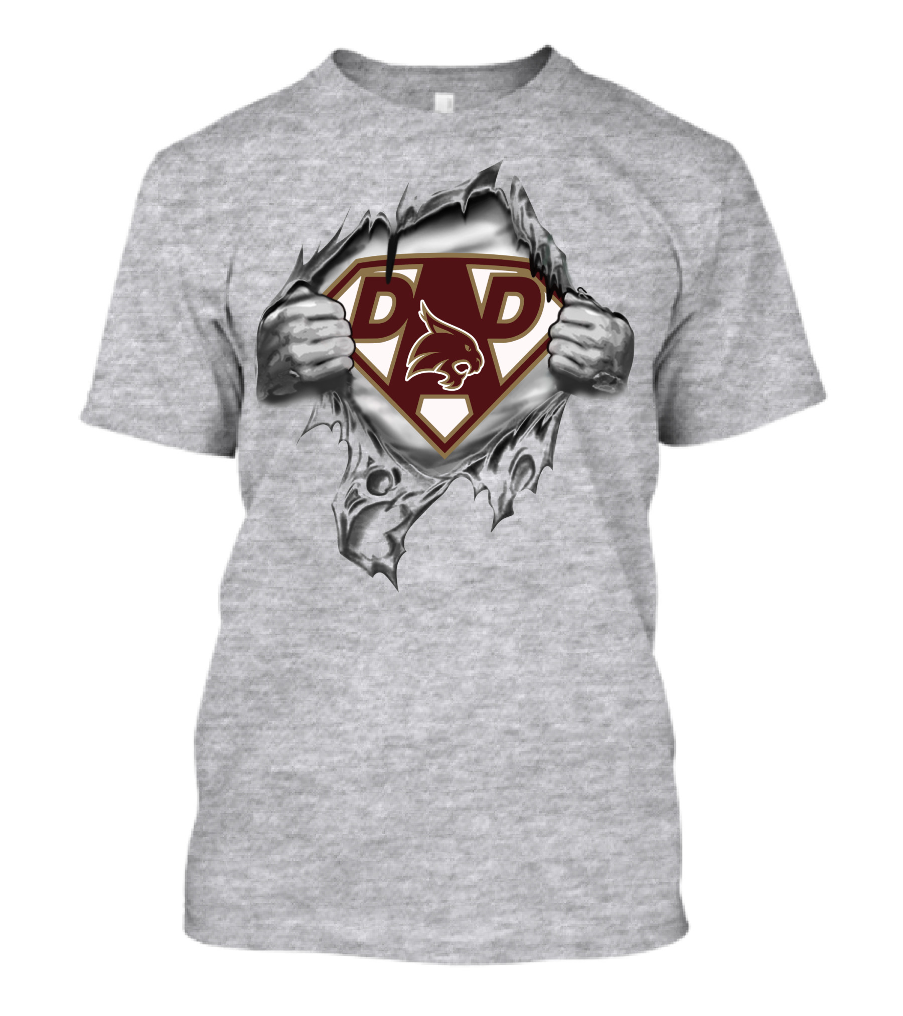 Super Dad Texas St Bobcats 190 Sw T-Shirt