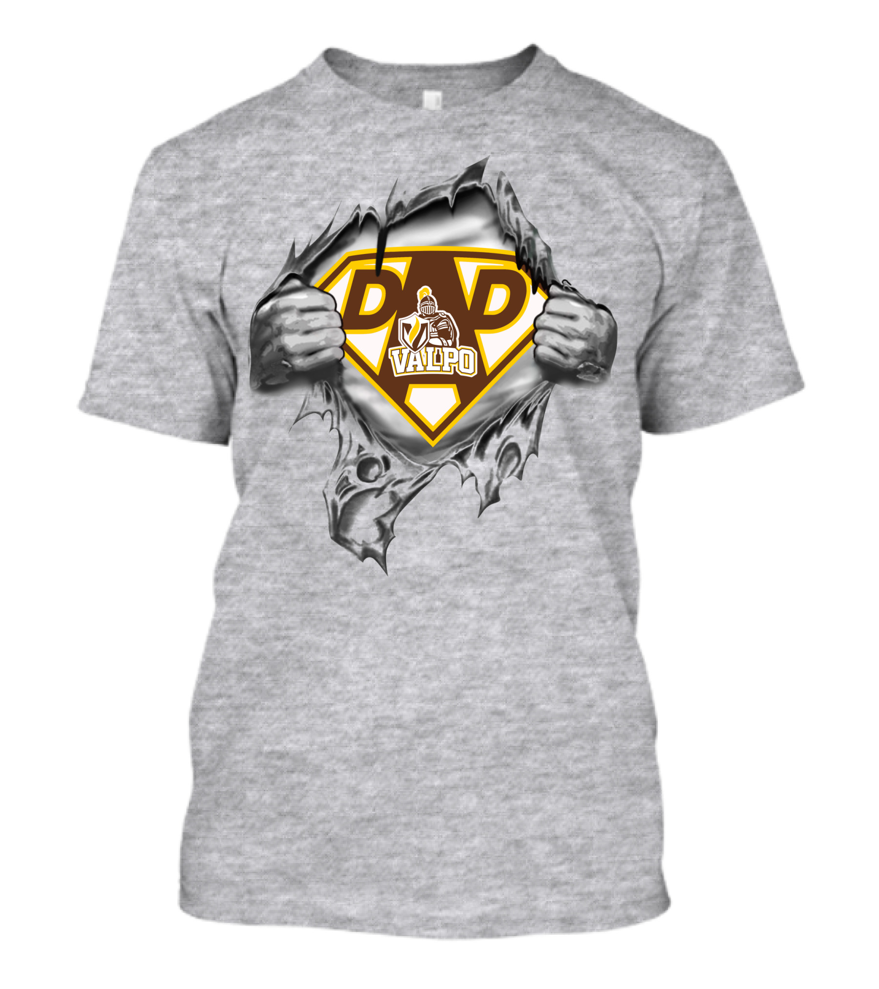 Valpo Crusaders Super Dad Emblem Knight T-Shirt