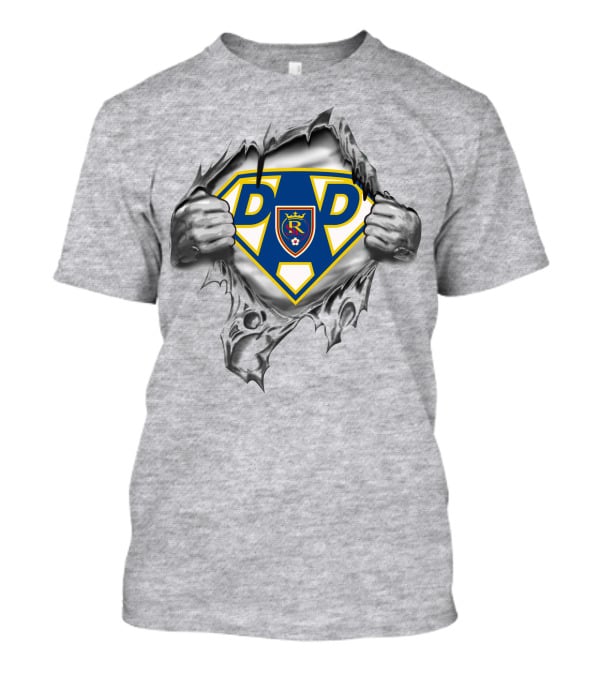 Real Salt Lake Super Dad 254 Superhero T-Shirt