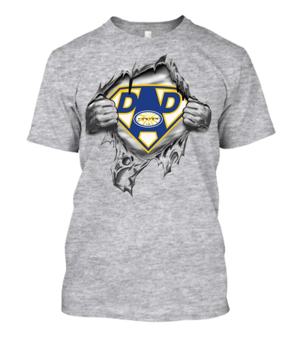 Miami Fusion Super Dad Dad Emblem Superman Style T-Shirt