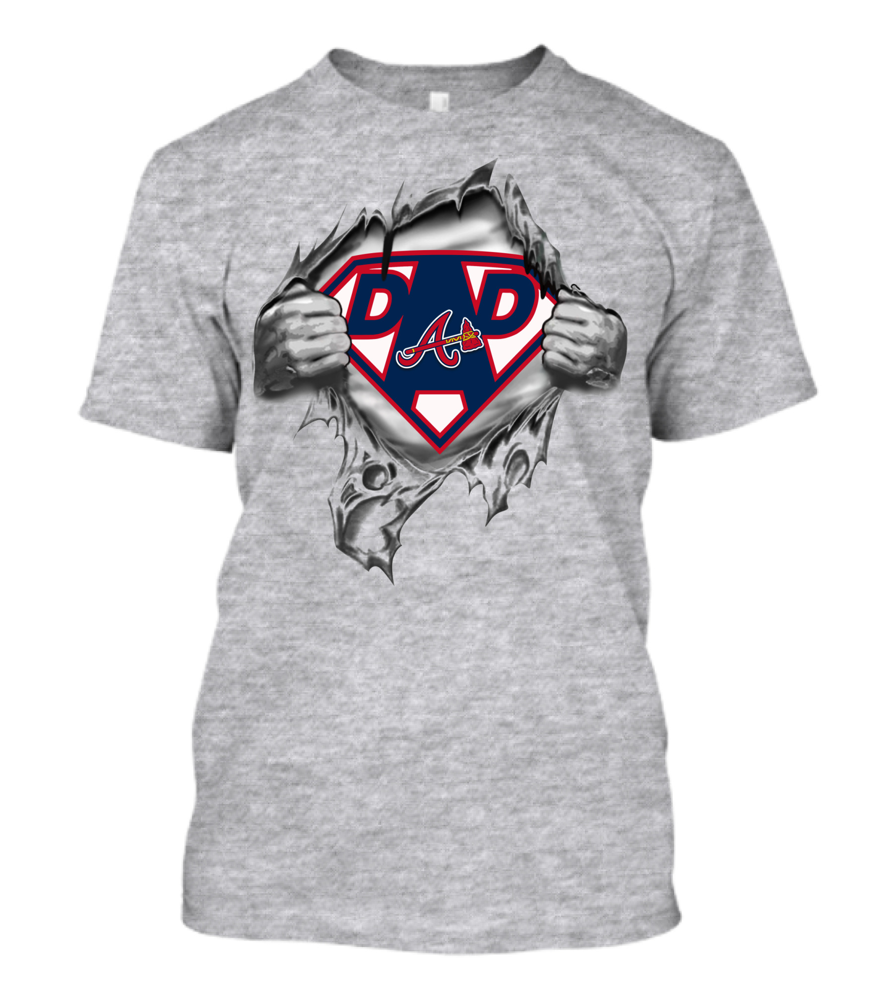 Atlanta Braves Super Dad T-Shirt