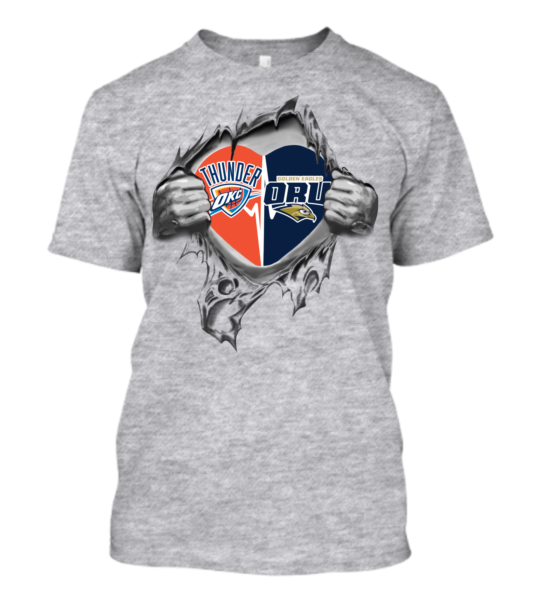 Thunder Okc Oru Golden Eagles It's In My Heart T-Shirt