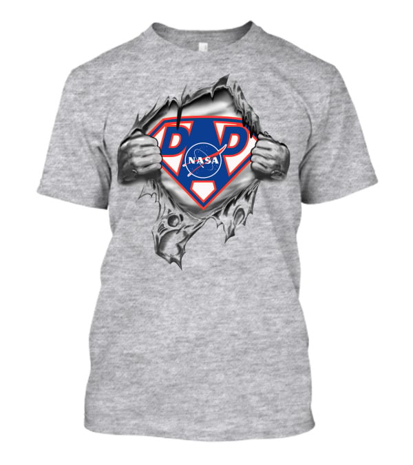 Nasa Super Dad Emblem T-Shirt