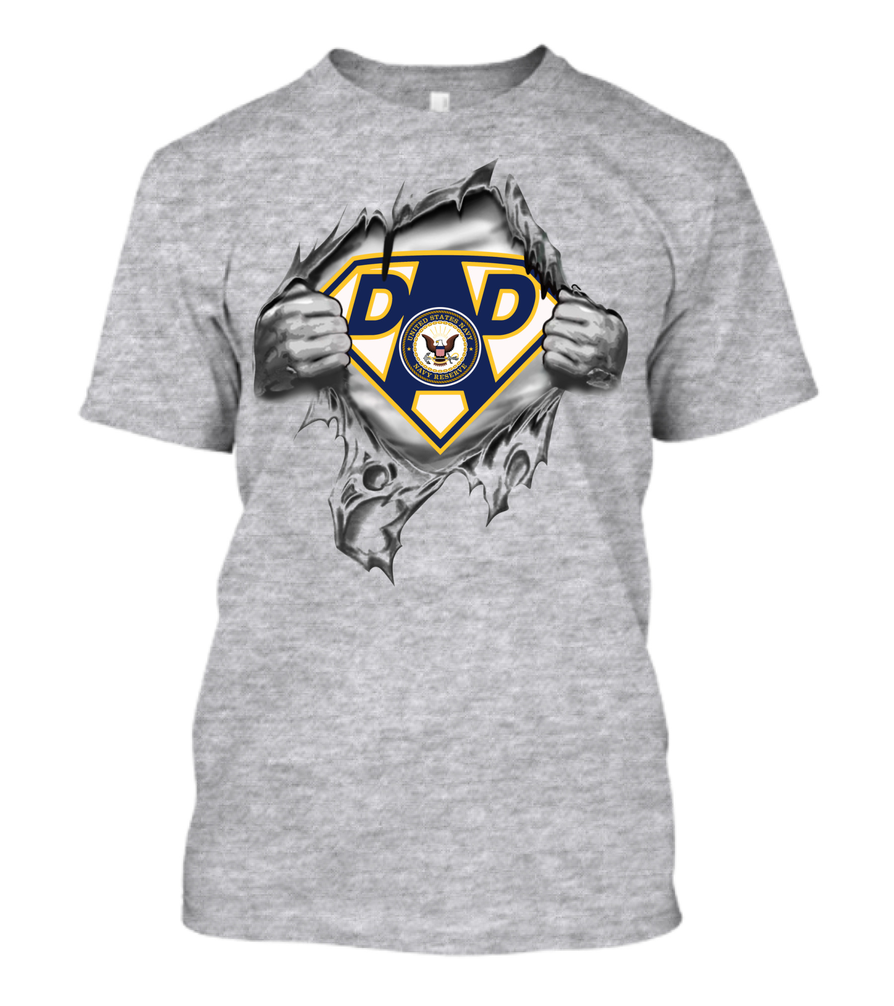 Navy Seal Dad Superhero Emblem T-Shirt