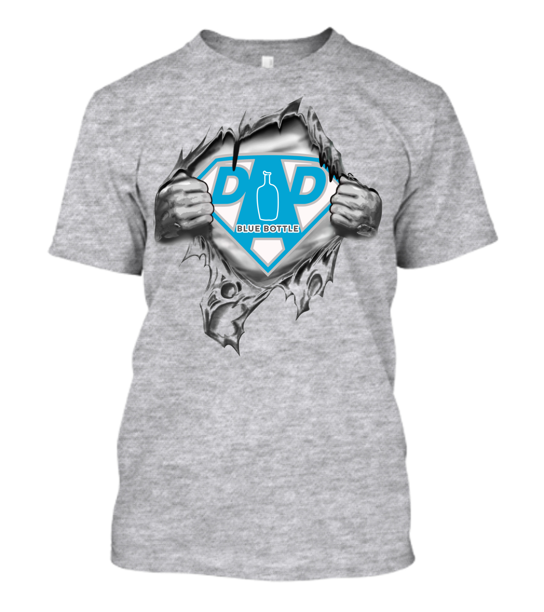 Blue Bottle Coffee Super Dad Emblem 467 T-Shirt